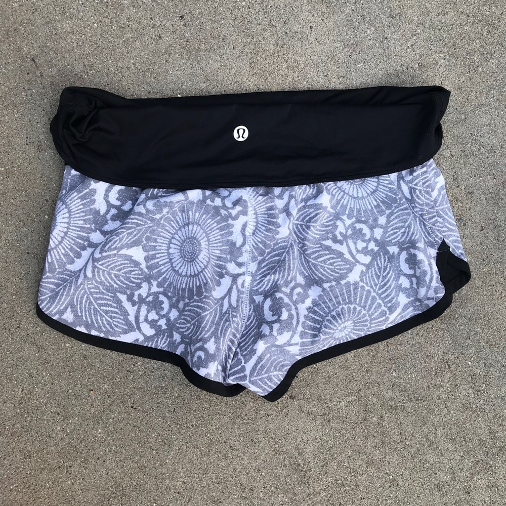 Lululemon H2O shorts with fold over waistband